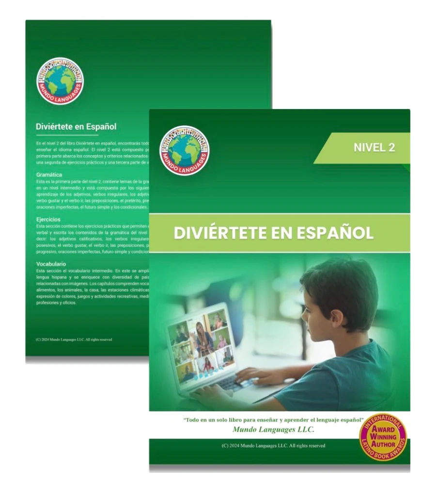 Portada Diviértete en Español Nivel 2
