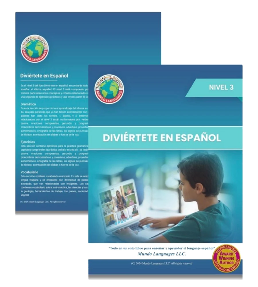Portada Diviértete en Español Nivel 3
